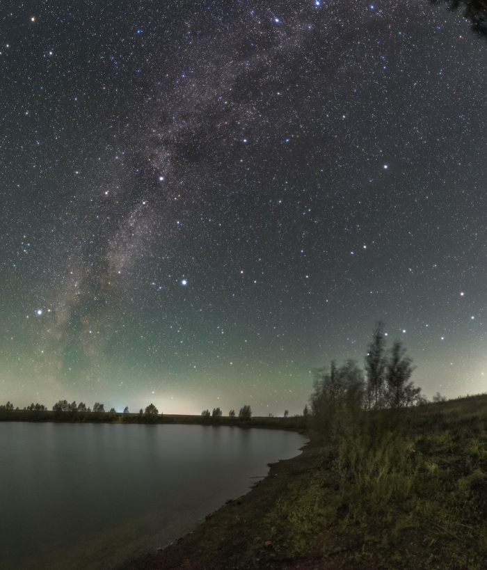 Ветреная ночь со звёздами
