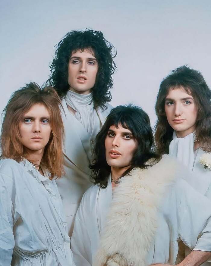 Queen, 1973. Зацените макияжик.