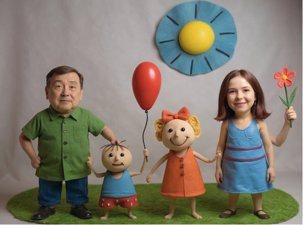 Рисунок в фото (сделать людей)