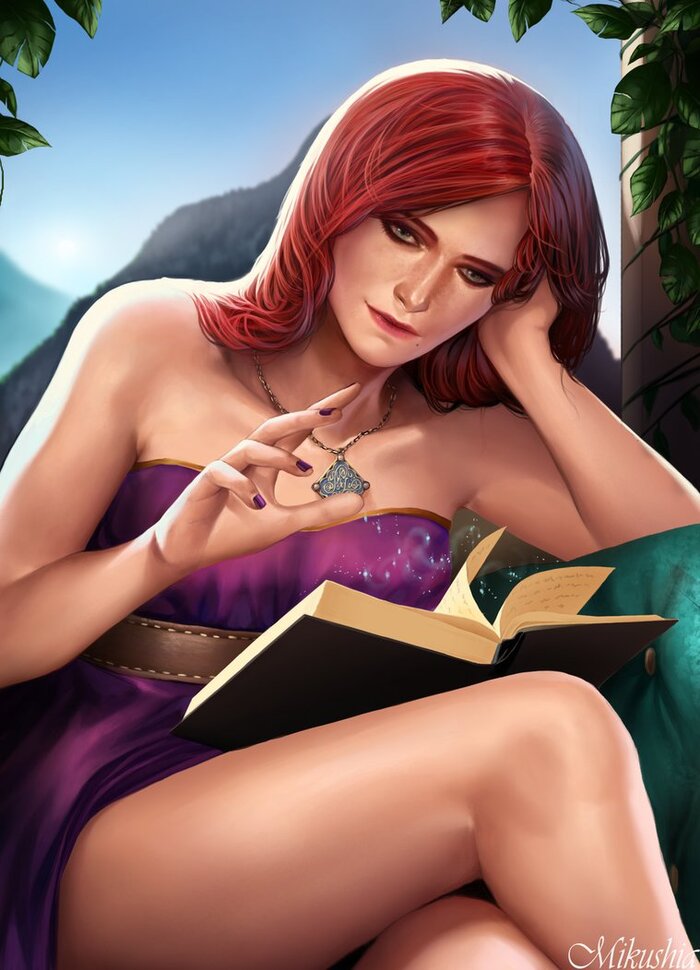 Что читает Трисс Меригольд?