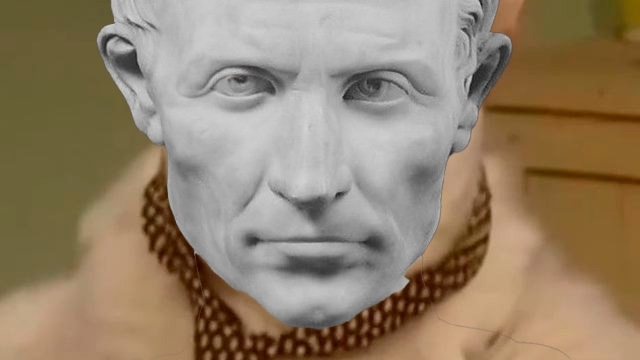 Бу! Испугался? Не бойся, я друг, я тебя не обижу. Иди сюда, иди ко мне. Ты видишь меня и мои легионы? Я тоже тебя вижу. Давай помиримся и будем смотреть на тряску оптиматов. Ты не хочешь? Почему? Что-то не так?