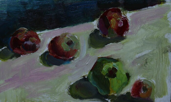 Этюд яблок