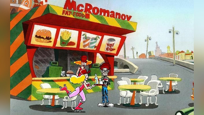 А теперь вместо McRomanov "Вкусно-и-Точка"