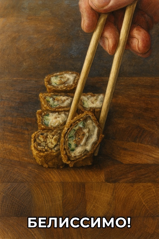 Роллы из бородинского хлеба со шпротами