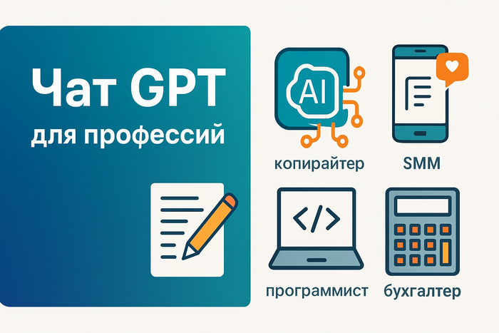 Чат GPT для профессий: от копирайтера и SMM до программиста и бухгалтера
