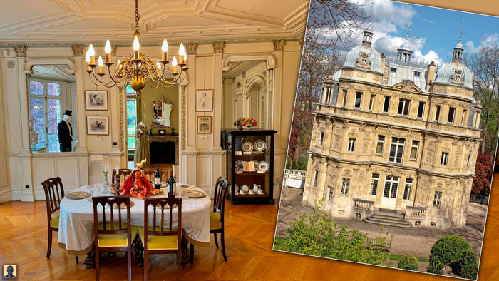 Замок Монте-Кристо сегодня и столовая.