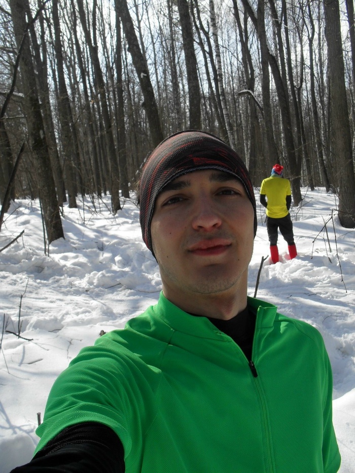 фото доказательства - зимний поход без курток