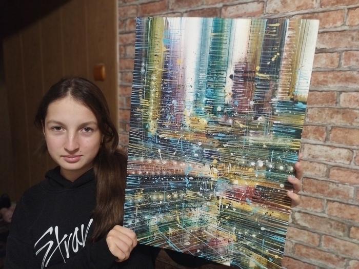 Акварель, акрил, бумага 50/35 см.