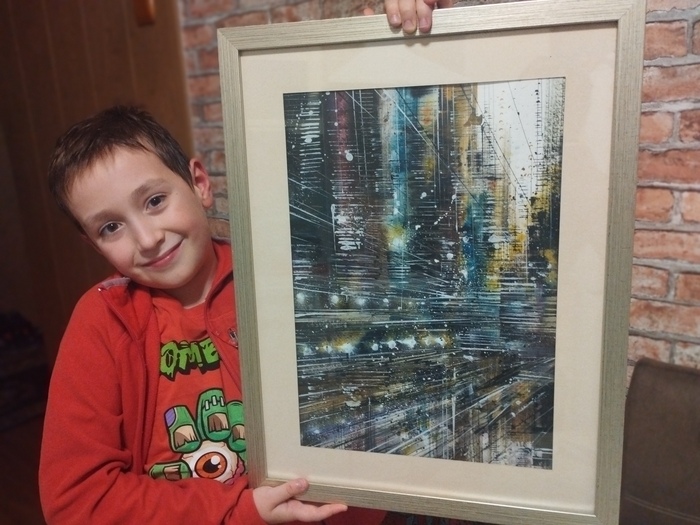 Акварель, акрил, бумага 42/30 см.