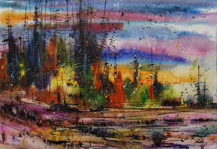 Акварель, бумага 30/42 см.