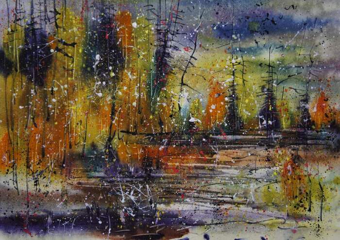 Акварель, бумага 30/40 см.