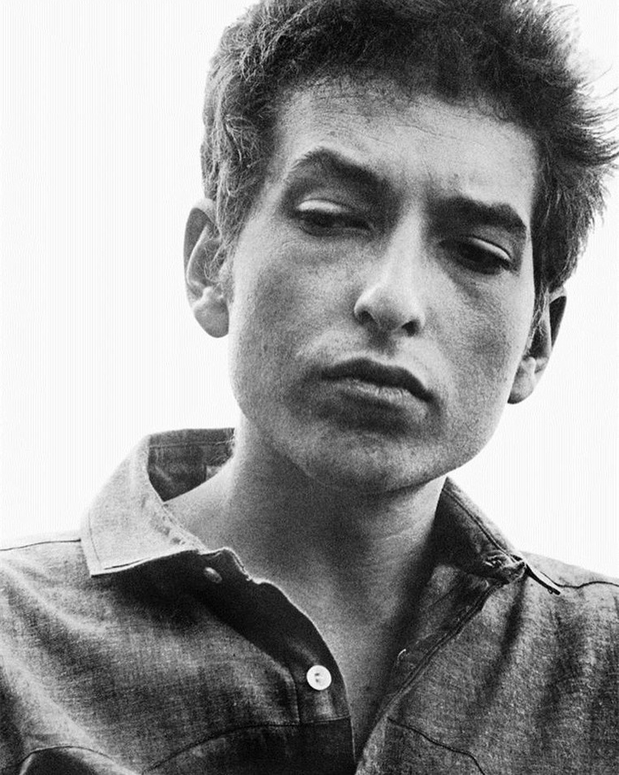 Боб Дилан. Фото для обложки альбома "The Times They Are A-Changin’", 1964.
