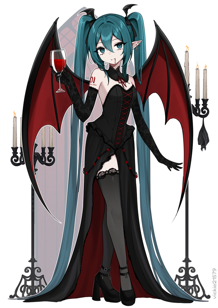 Продолжение поста «Мику-вампир»