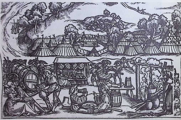 Аноним, Военный лагерь (1530)