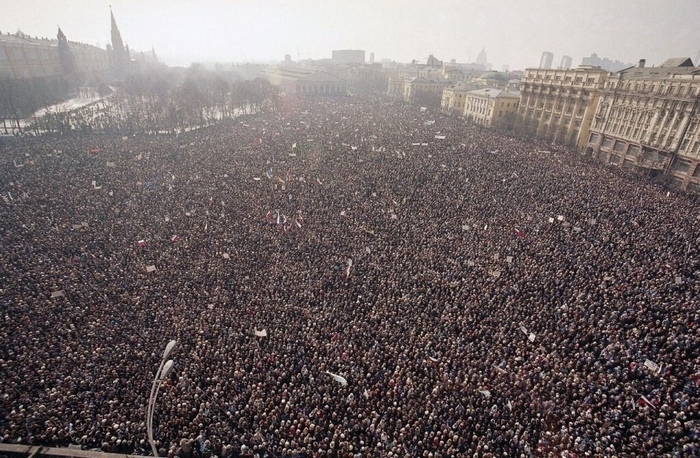 Митинг за сохранение Союза Советских Социалистических Республик!