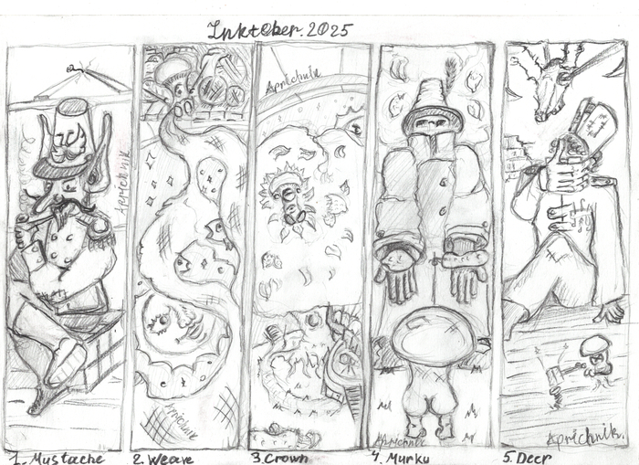 Inktober 2025 1-5 