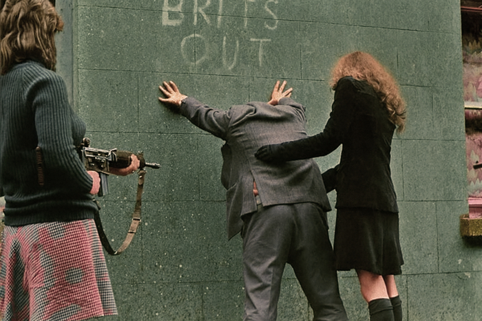 &quot;BRITS OUT&quot; (    )