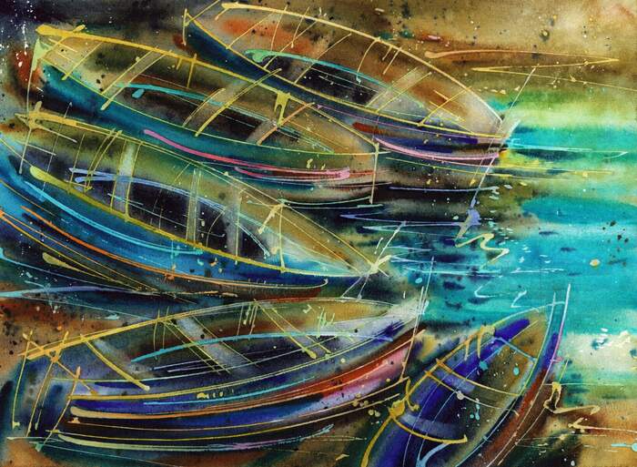 Акварель, бумага 28/38 см. 4000 р.