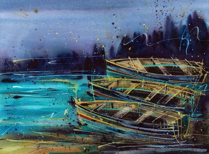 Акварель, бумага 28/38 см. 2500 р.