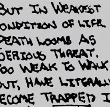 Смерть нависает как серьёзная угроза. Слишком слаб, чтобы уйти - буквально оказался в ловушке...
