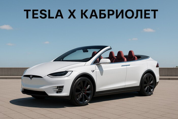 Tesla X кабриолет