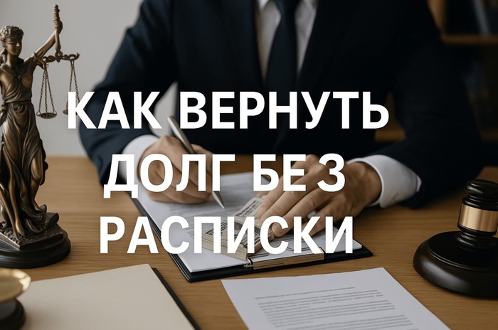 Как вернуть долг без расписки: законные способы и практические советы