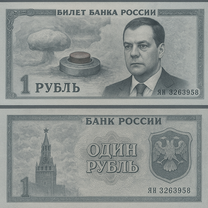 Когда конфликт угаснет и он войдет в историю, 1Рубь