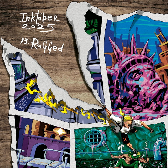 Inktober 2025  15 - .         : Comix Zone