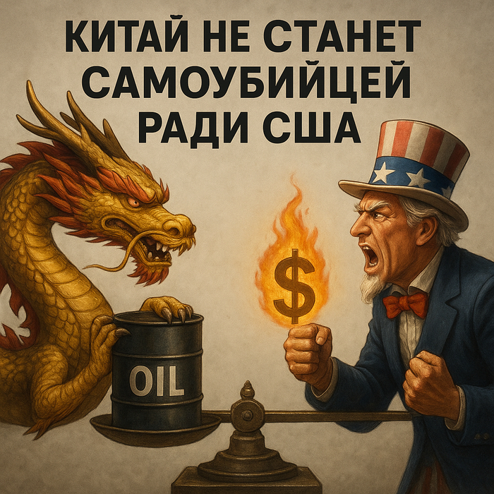 Китай не станет самоубийцей ради США