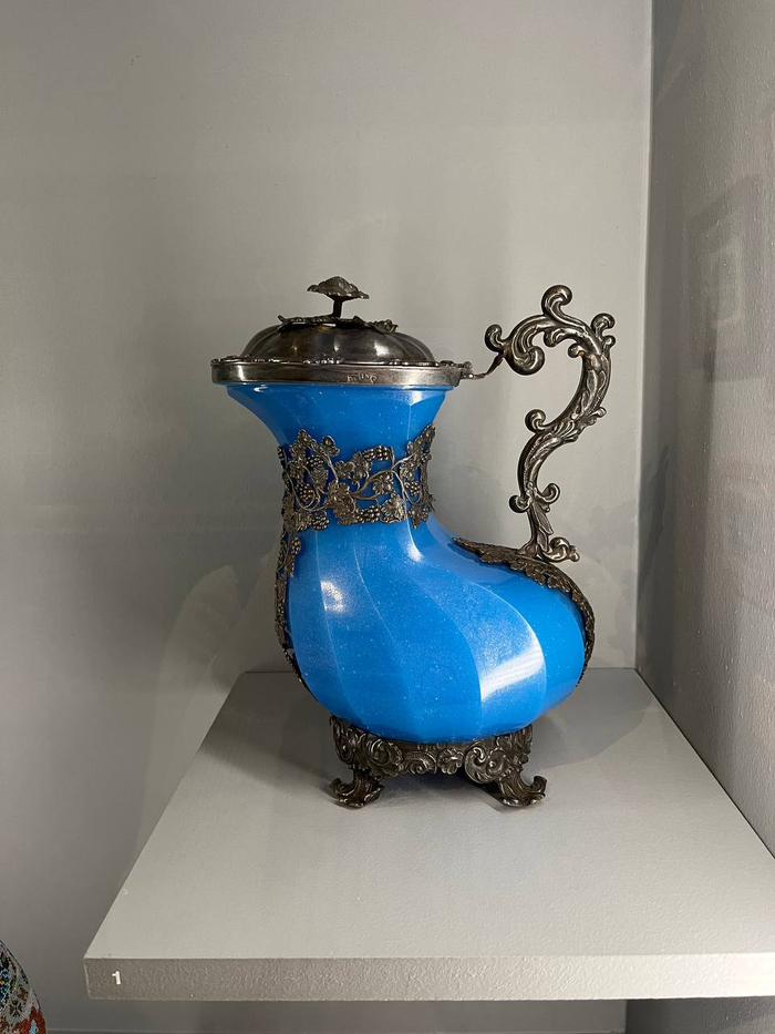 Кувшин из цветного стекла, Императорский стеклянный завод, 1830-1840 гг.