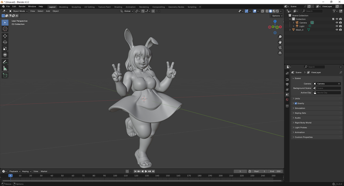 Когда-нибудь, я надеюсь сделать фигурки своих персонажей. Моделлить я не умею, так что делаю нейросетками. Идёт неспешно и грустно.
