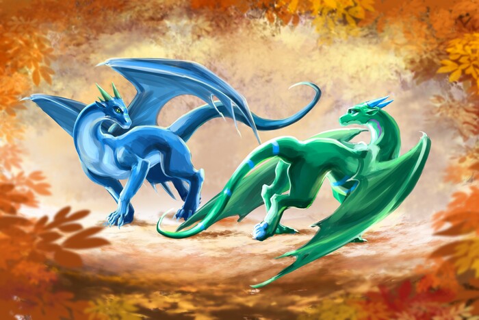 Inktober 2025: день 20 "соперничество"