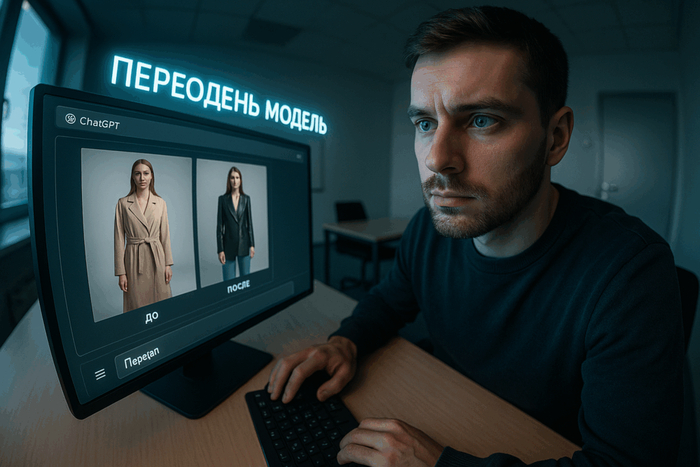 Как заменить одежду на фото с помощью искусственного интеллекта