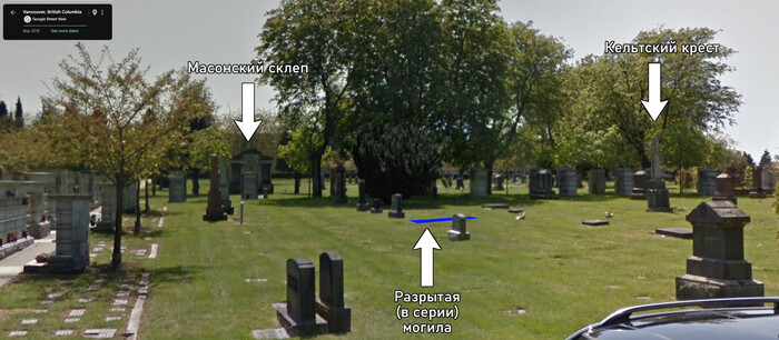 Панорамы кладбища Mountain View Cemetery