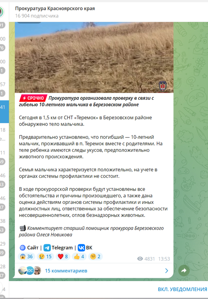 Трагедия в Красноярском крае: зачем разгоняют истерию?