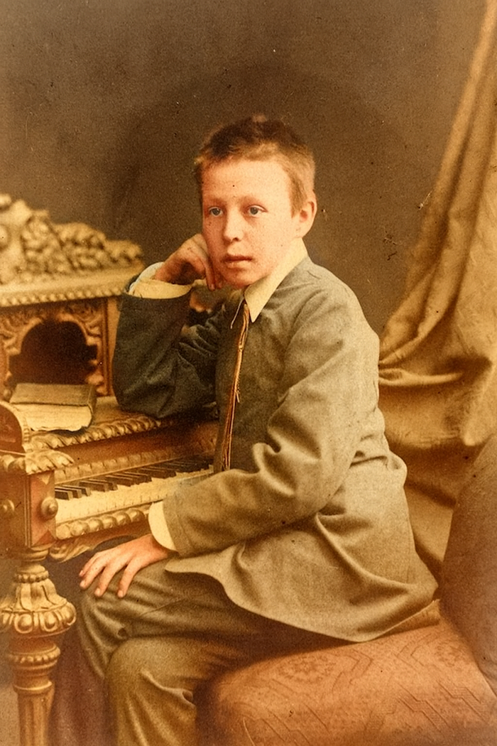 Неизвестный автор. Сережа Рахманинов. 1886.