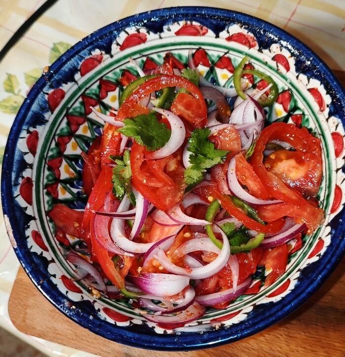 Коса с ачучуком.