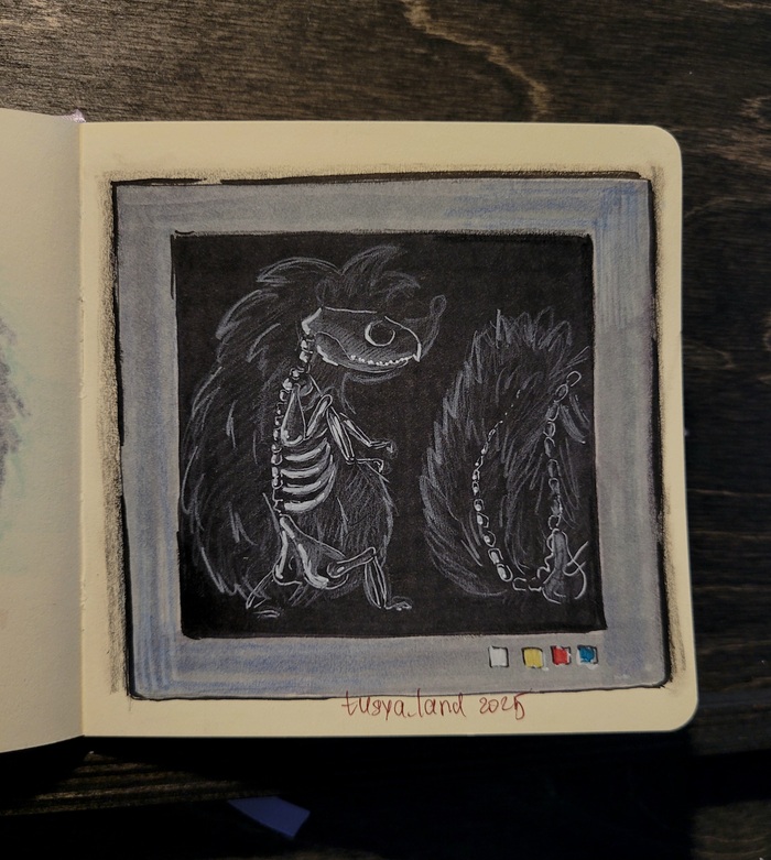 День 28: Skeletal/ Скелетообразный