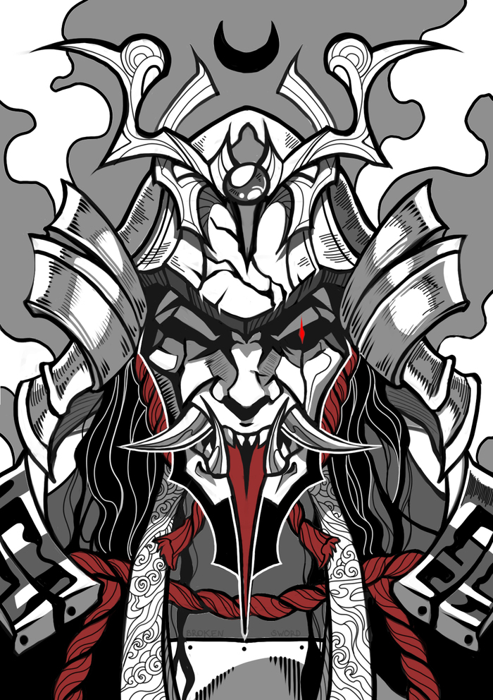 Самурайский набросок