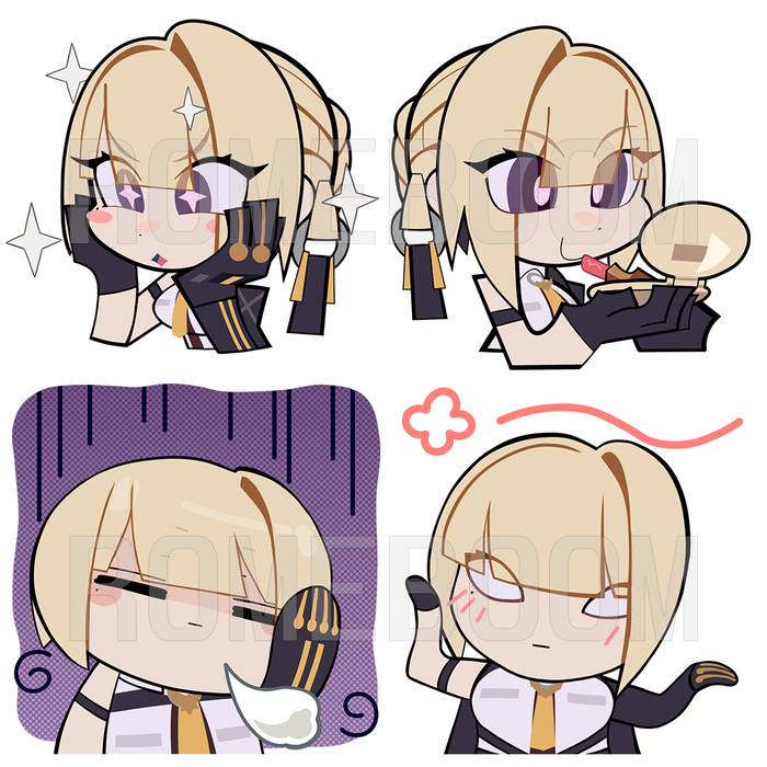 Evelyn Emoji Pack 04