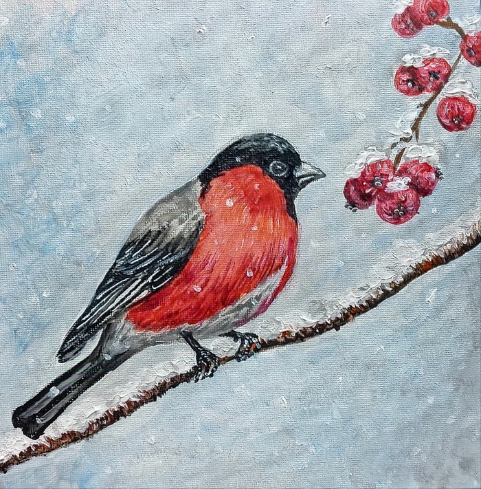 Рисую акрилом