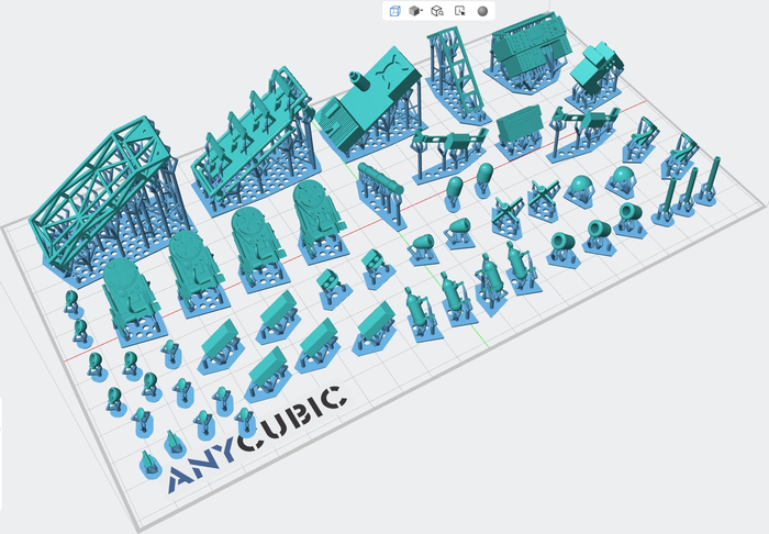 Рис. 7. Подготовка к 3D-печати деталей для создания электрифицированной модели УАЗ-452К на службе у Охотников за привидениями в СССР