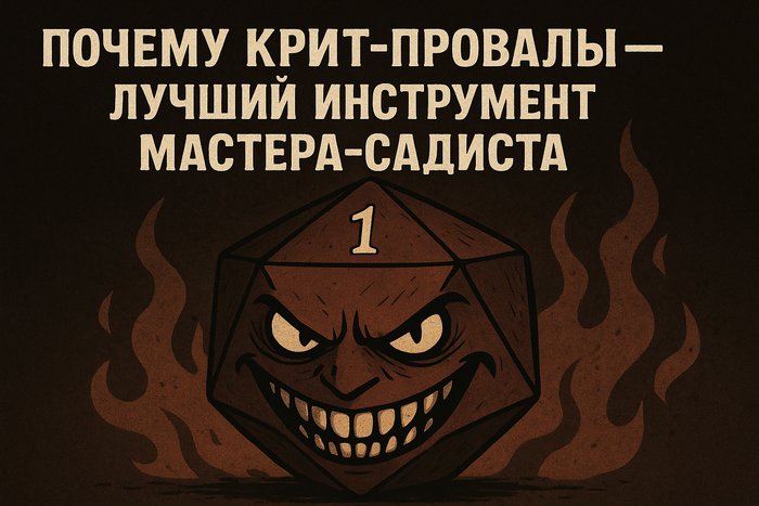 Почему крит-провалы — лучший инструмент мастера-садиста