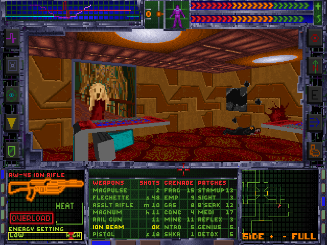 Картина на стене - пародия на <a href="https://pikabu.ru/story/system_shock_chast_8_13361086?u=https%3A%2F%2Fru.wikipedia.org%2Fwiki%2F%25D0%259A%25D1%2580%25D0%25B8%25D0%25BA_%28%25D0%25BA%25D0%25B0%25D1%2580%25D1%2582%25D0%25B8%25D0%25BD%25D0%25B0_%25D0%259C%25D1%2583%25D0%25BD%25D0%25BA%25D0%25B0%29&t=%22%D0%9A%D1%80%D0%B8%D0%BA%22&h=b77e1ef9e5b83b8c6fc73249da06895a47fa34f4" title="https://ru.wikipedia.org/wiki/%D0%9A%D1%80%D0%B8%D0%BA_(%D0%BA%D0%B0%D1%80%D1%82%D0%B8%D0%BD%D0%B0_%..." target="_blank" rel="nofollow noopener">"Крик"</a> Эдварда Мунка.