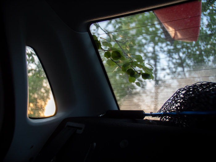 Закат, который длился всю ночь. На фото час ночи.