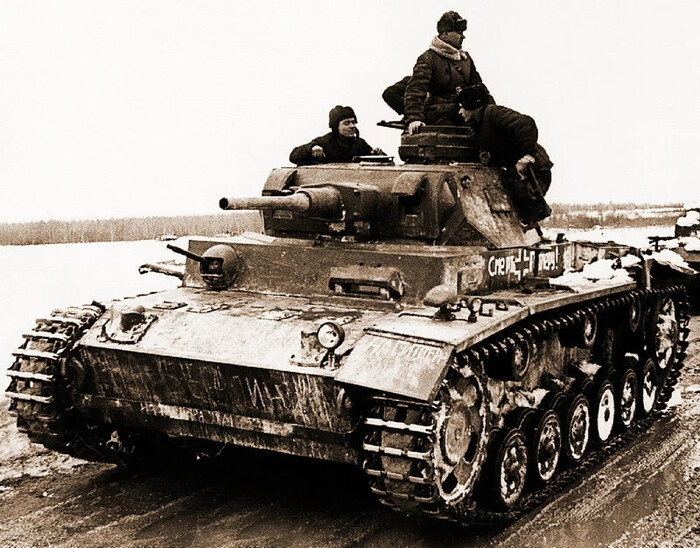 Очень интересная фотография трофейного танка