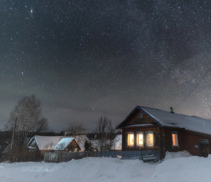 Ночью в деревне