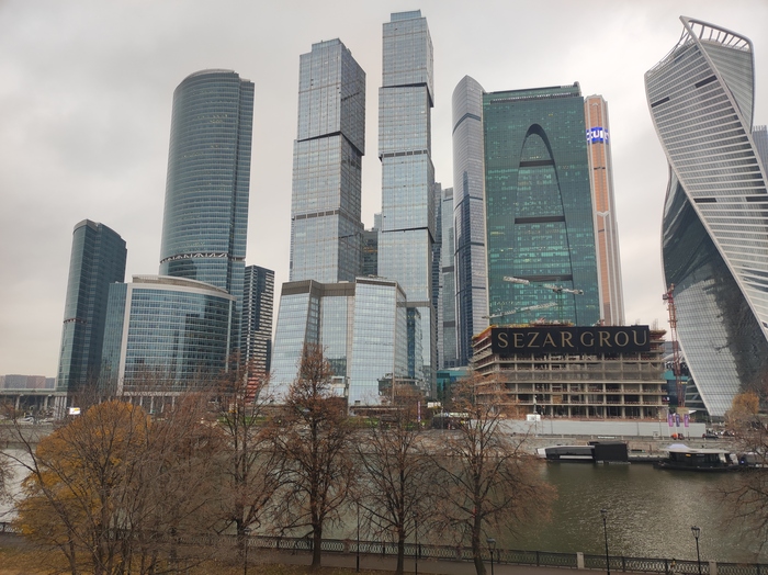 У площадки напротив Москва-сити потерялась игрушка-собака