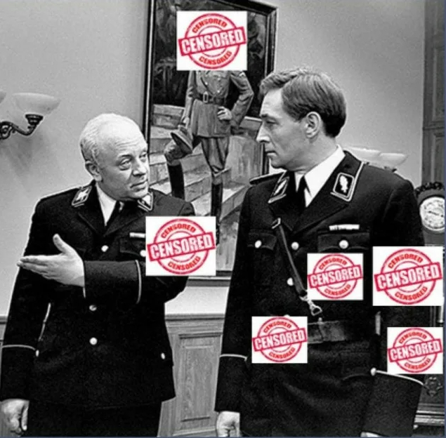 Ответ на пост «В чём логика замыливания свастики?»