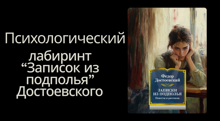 Подполье внутри нас: психологический лабиринт "Записок из подполья" Достоевского